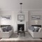 Ekena Millwork Adonis Ceiling Medallion (Fits Canopies up to 10 1/4"), 16 1/8"OD x 3 5/8"ID x 1"P, Stone Hearth CM16ADSHF - alternate 2